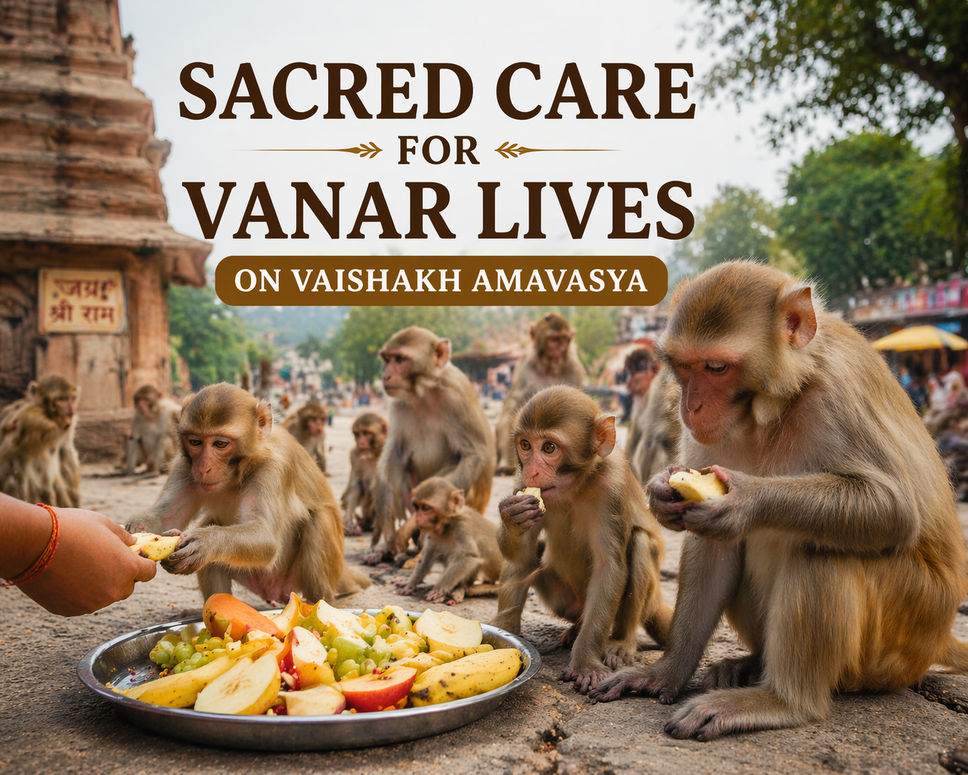 Sacred Care for Vanar Lives on Vaishakh Amavasya
