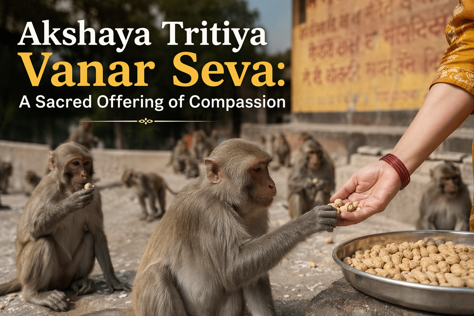 Akshaya Tritiya Vanar Seva: A Sacred Offering of Compassion