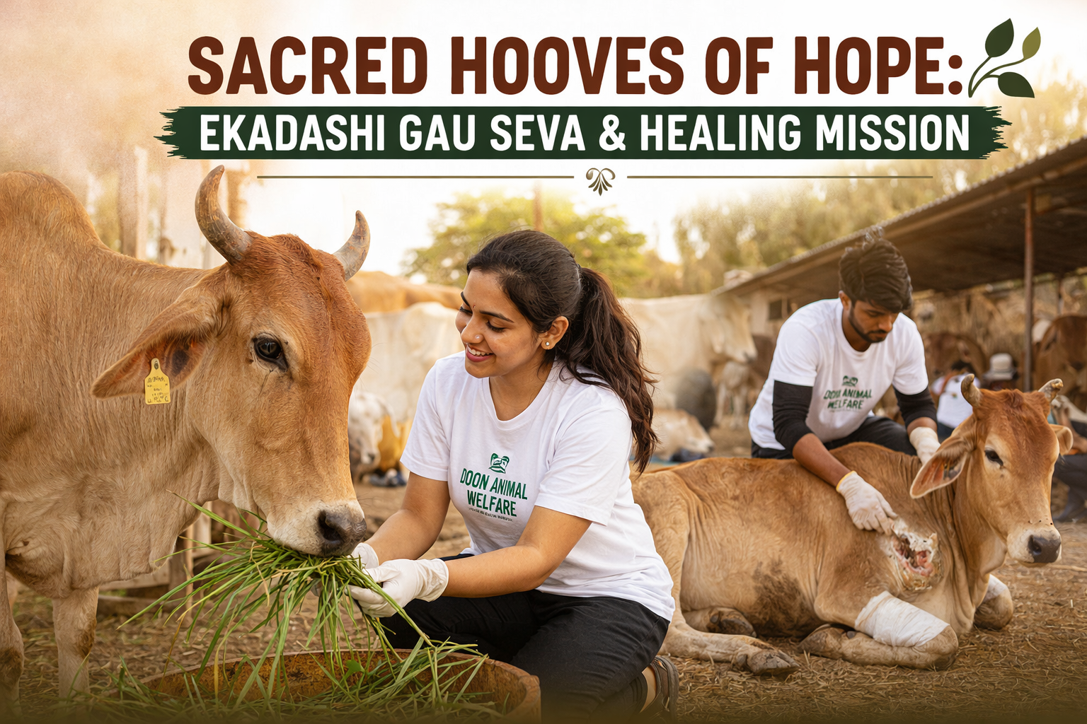 Sacred Hooves of Hope: Ekadashi Gau Seva and Healing Mission