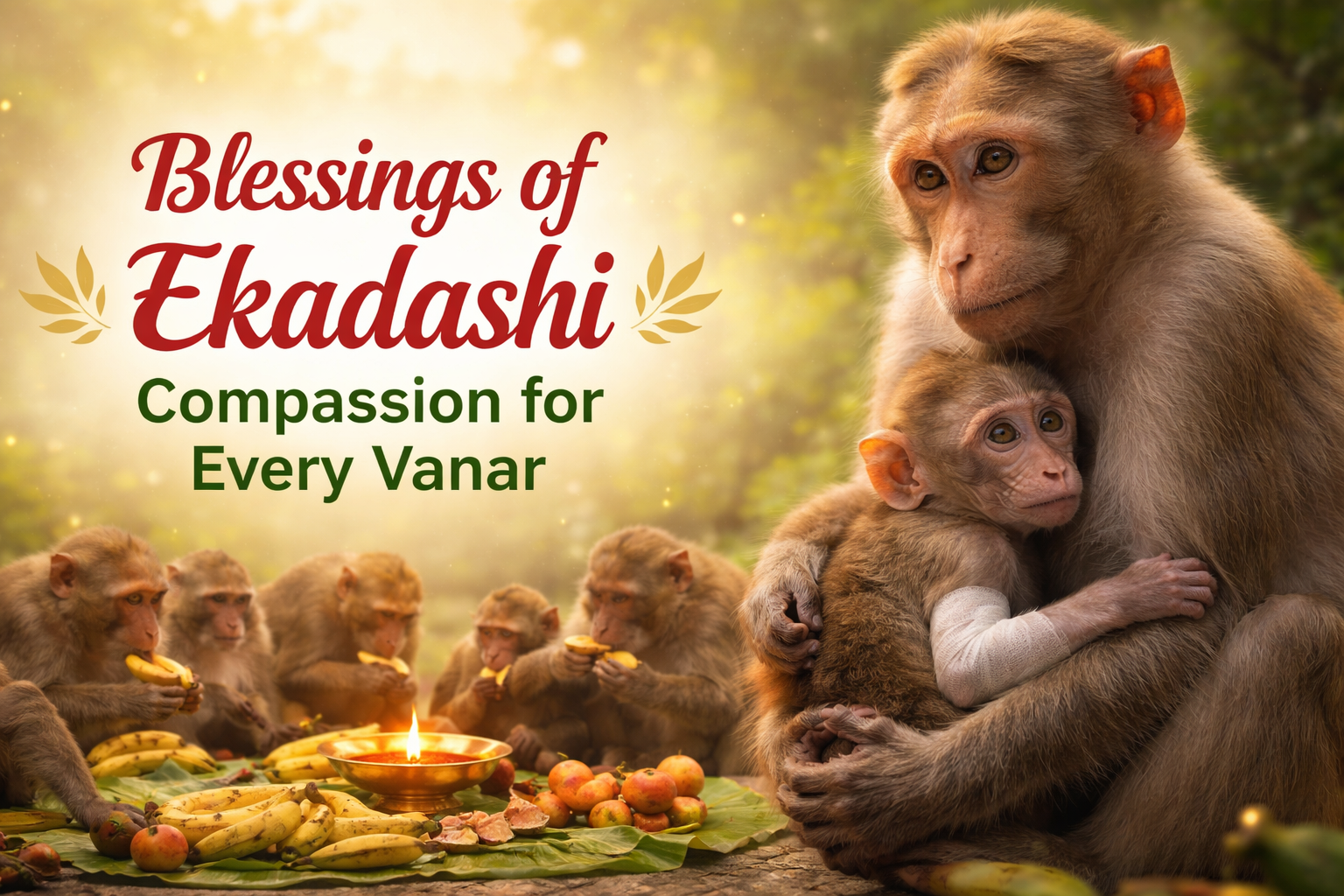 Blessings of Ekadashi, Compassion for Every Vanar