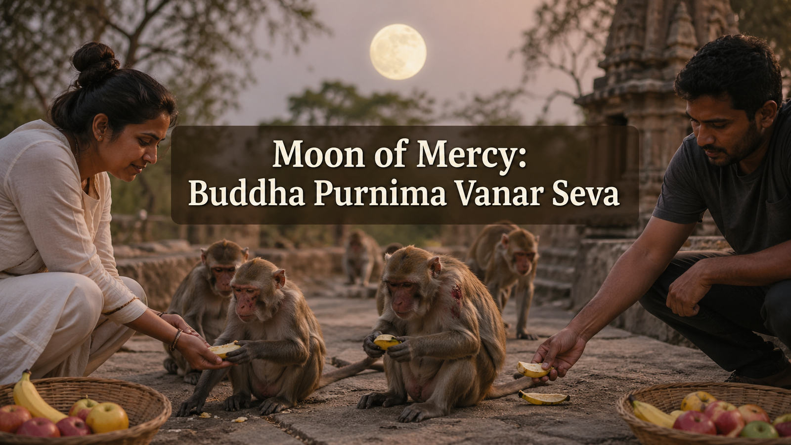 Moon of Mercy: Buddha Purnima Vanar Seva