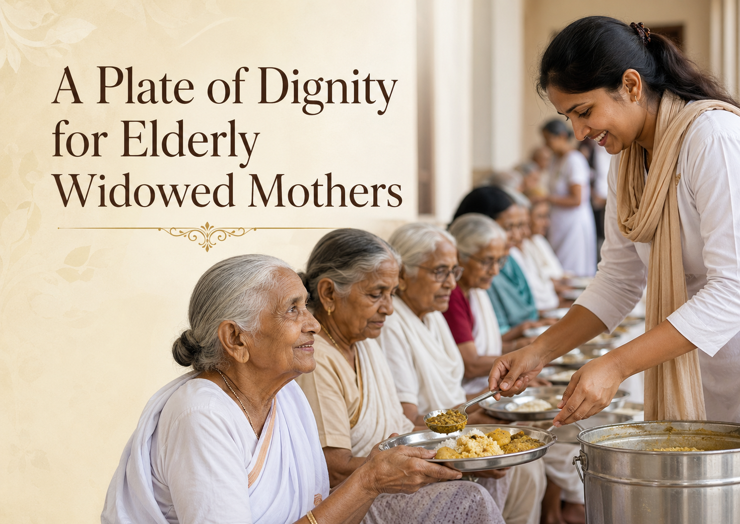 A Plate of Dignity for Elderly Widowed Mothers