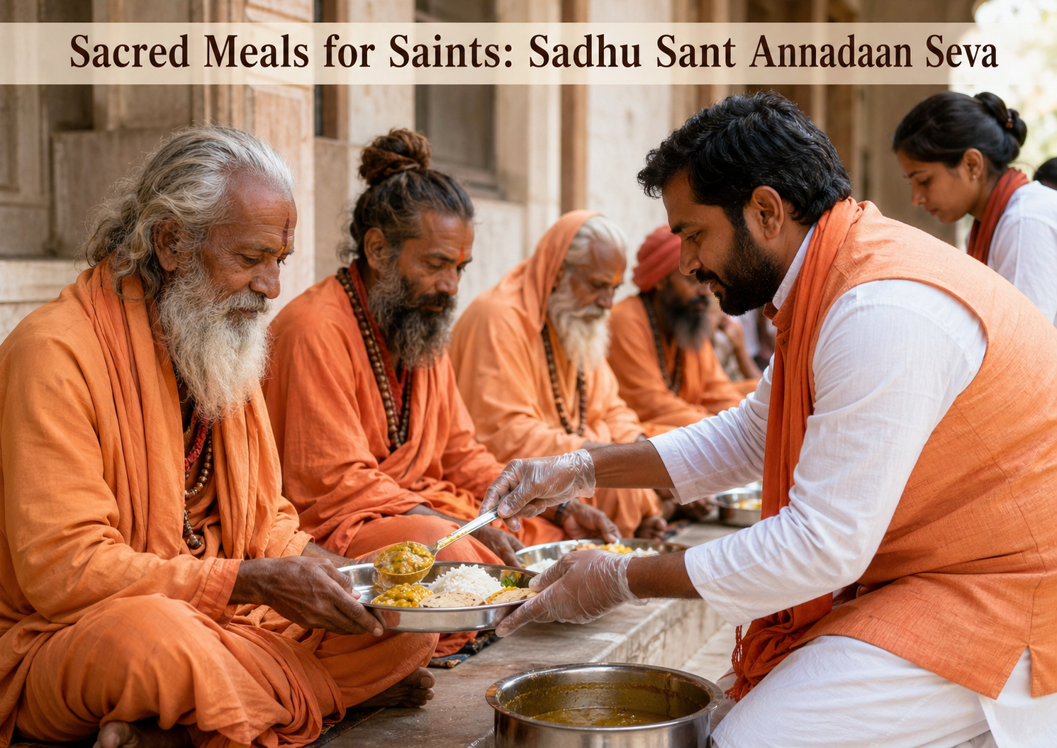 Sacred Meals for Saints: Sadhu Sant Annadaan Seva