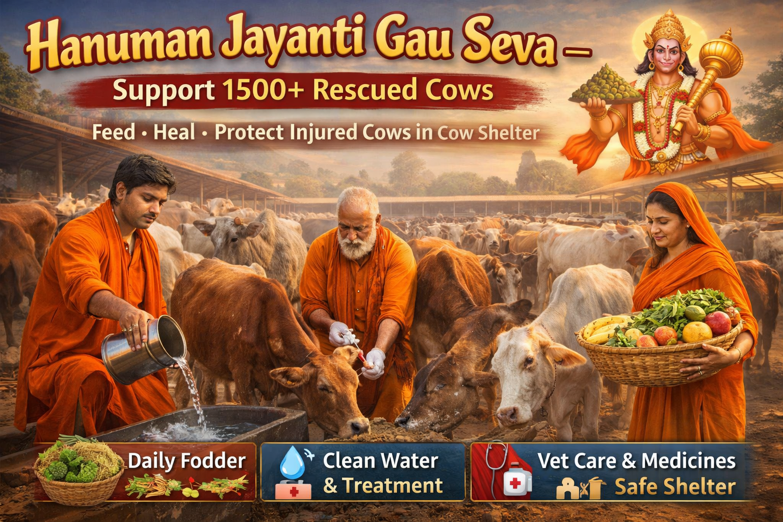 hanuman jayanti gauseva