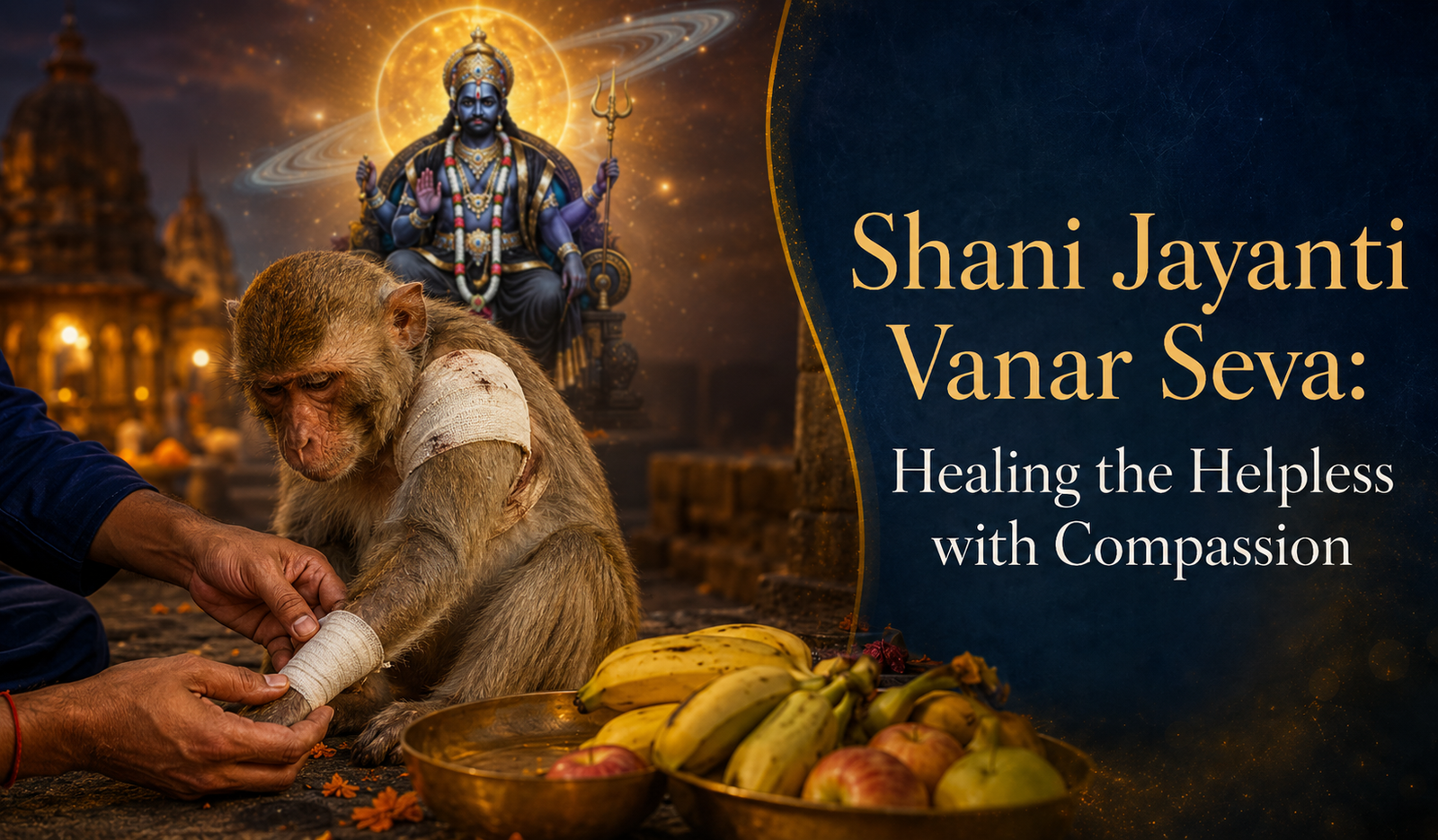 Shani Jayanti Vanar Seva: Healing the Helpless with Compassion