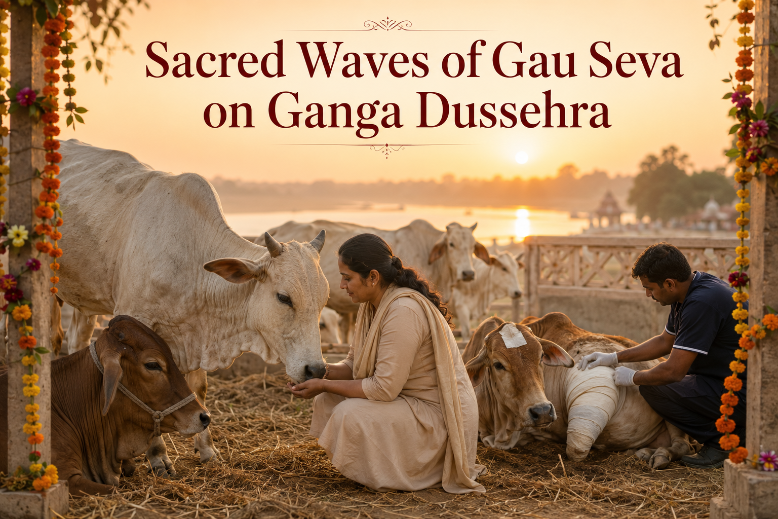 Sacred Flow of Compassion: Ganga Dussehra Gau Seva