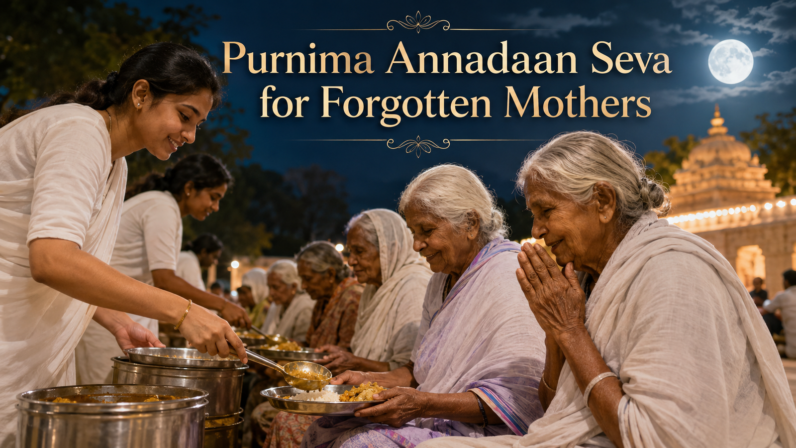 Purnima Annadaan Seva for Forgotten Mothers