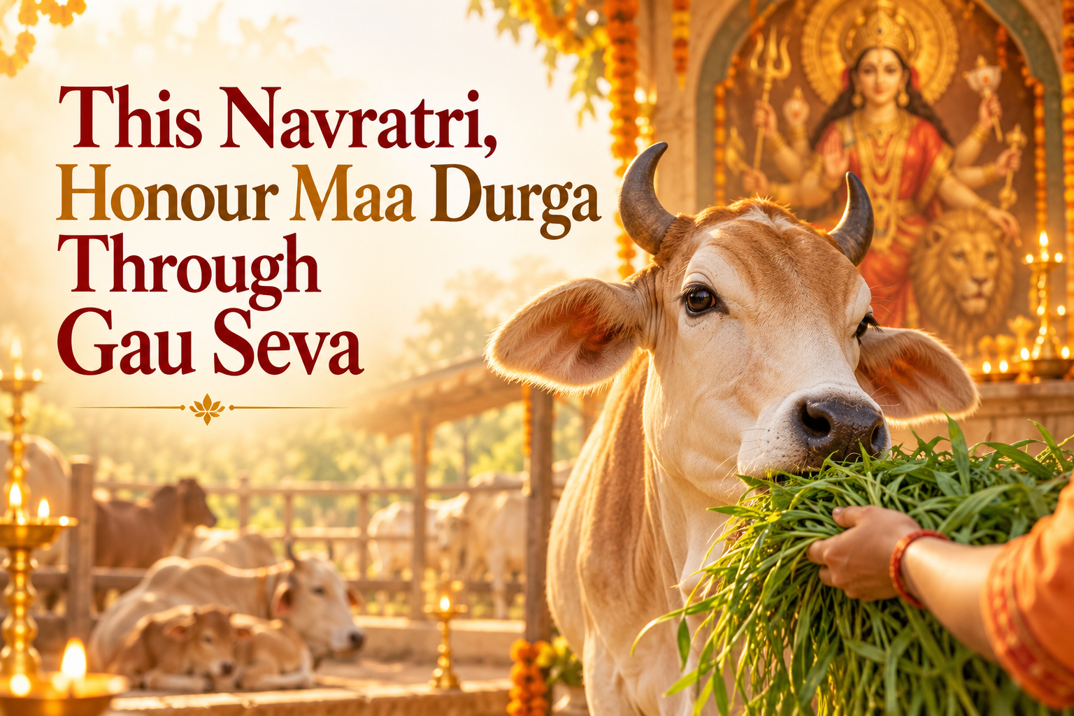 This Navratri, Honour Maa Durga Through Gau Seva